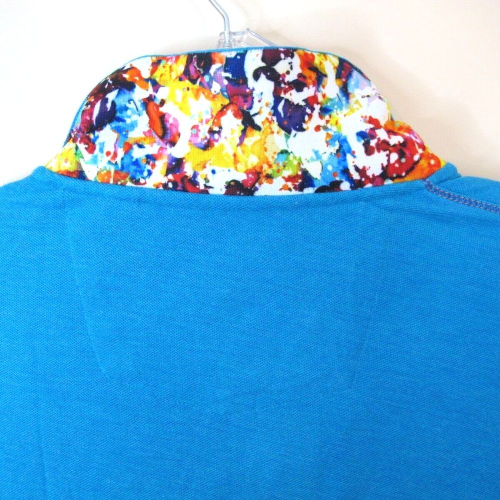 Robert Graham Classic Fit Polo Golf Shirt Short Sleeve Cotton Modal‎ Men's XL - Picture 6 of 8